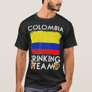 Camiseta Colombia: Equipo de bebidas Diseño de colombiano B