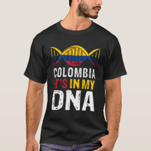 Camiseta Colombia Está En Mi Adn Orgulloso Colombia F