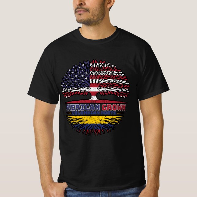 Camiseta Colombia Estados Unidos Estados Unidos Colombia (Anverso)