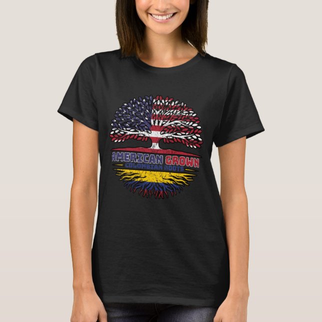 Camiseta Colombia Estados Unidos Estados Unidos Colombia (Anverso)