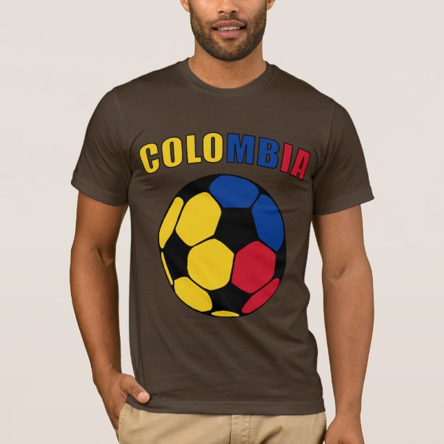 Camiseta Colombia Footy (oscuro) (Anverso)