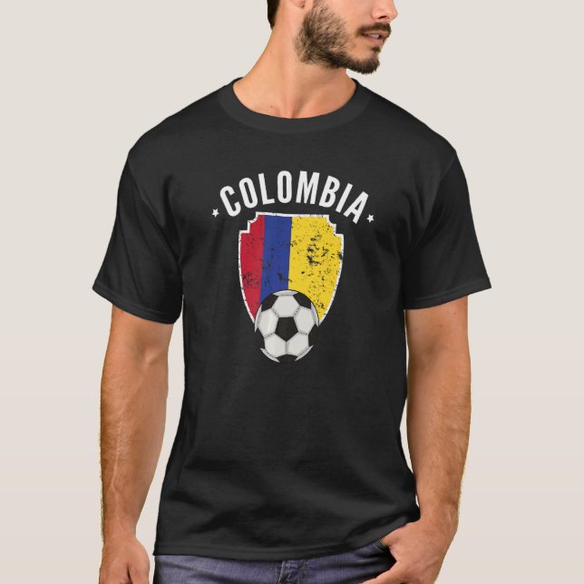 Camiseta Colombia: Fútbol Bandera de Colombia P (Anverso)