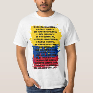 Camiseta Colombia - Himno Nacional
