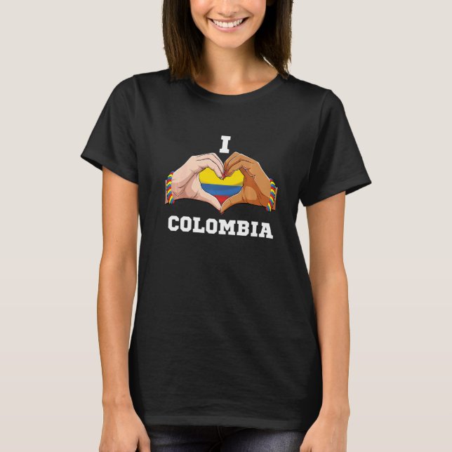 Camiseta Colombia: Hombres Patriotas Colombo de Bandera Col (Anverso)
