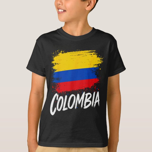 Camiseta Colombia Lover Colombian Flag  (Anverso)