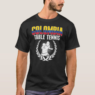 Camiseta Colombia: Mesa de ping pong colombiano