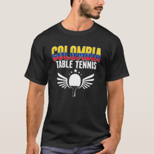 Camiseta Colombia: Mesa de ping pong colombiano