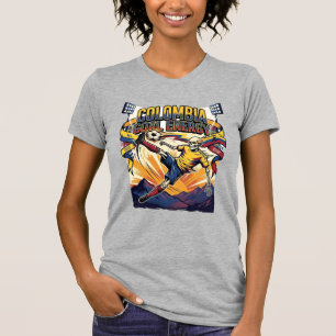 Camiseta Colombia Meta Energía Esqueleto Delantero Naciones