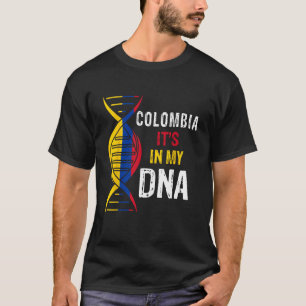 Camiseta Colombia: Mi ADN está orgulloso Colombia F