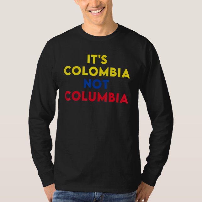 Camiseta Colombia No Colombia Colombia Colombia 1 (Anverso)