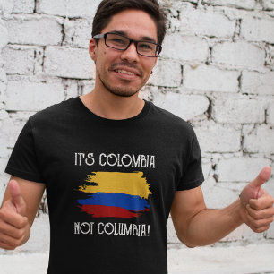Camiseta Colombia no Columbia Cita graciosa T Shir colombia