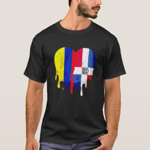 Camiseta Colombia República Dominicana Bandera Patria Ciuda