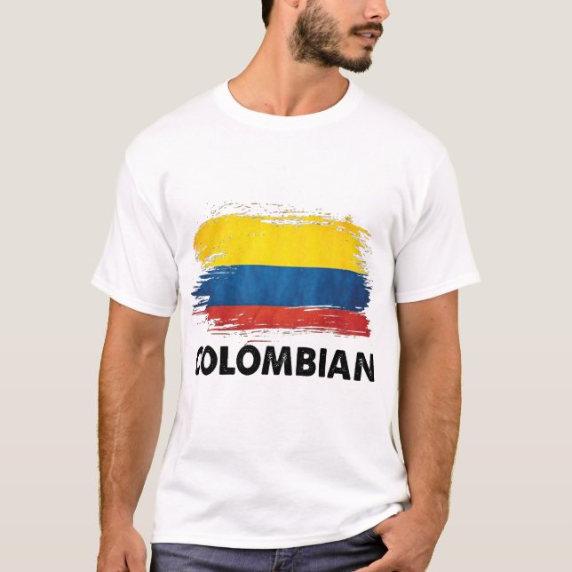 Camiseta Colombia Vintage (Anverso)