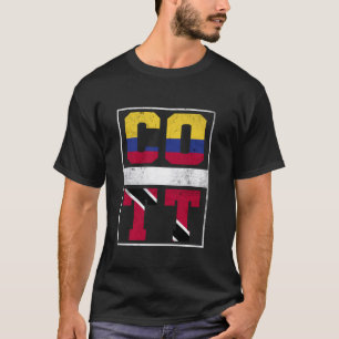 Camiseta Colombia y Trinidad mezclan Ro colombiano triniten
