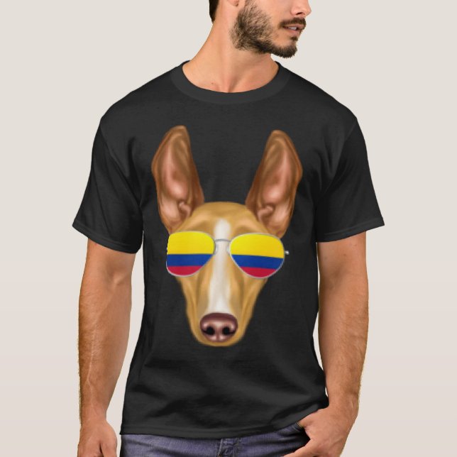 Camiseta Colombian Flag Cirnechi dellu2019Etna Dog Colombia (Anverso)