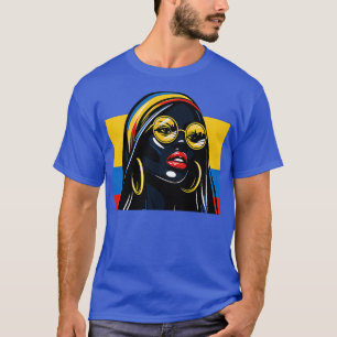 Camiseta Colombianos y Colombianas aman la bandera de Colom