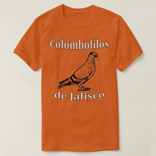 Camiseta Colombofilos de Jalisco (Diseño del anverso)