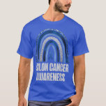 Camiseta Colon Cancer Awareness Blue Ribbon and Rainbow Tre<br><div class="desc">Colon Cancer Awareness Blue Ribbon and Rainbow Trending .</div>