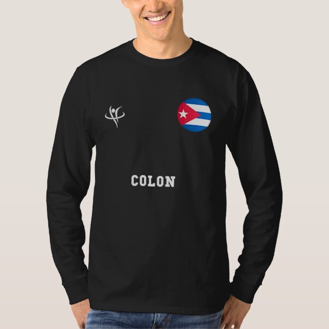 Camiseta COLON Cuba Vintage Sports (Anverso)