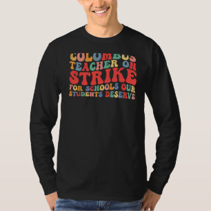 Camiseta Colón de Maestros de Ohio en huelga de docentes de