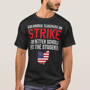 Camiseta Colón de profesores de Ohio en huelga