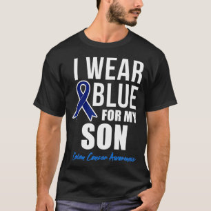 Camiseta Colón que llevo azul para mi hijo para mujeres hom