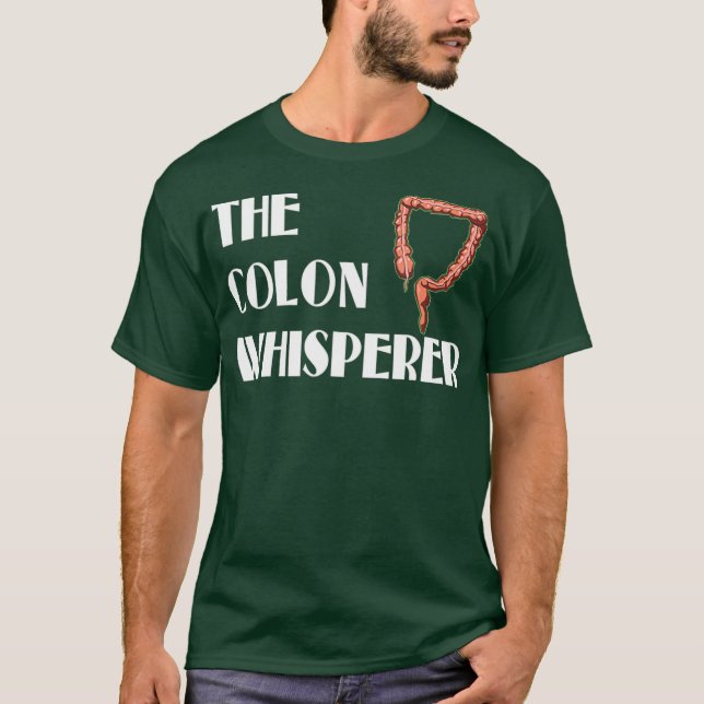 Camiseta Colon Whisperer Gastroenterólogo Proctólogo (Anverso)