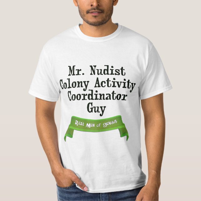 Camiseta Colonia Cordinator del nudista (Anverso)