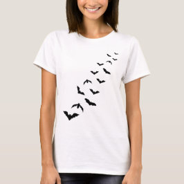 Camiseta Colonia de Silhouettes de Barro Negro Volando Hall