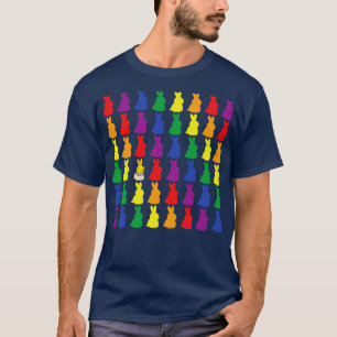 Camiseta Colonia del Orgullo de Conejo Conejo Conejo Conejo