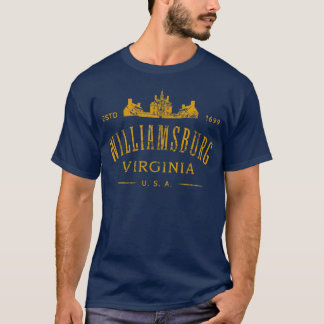 Camiseta Colonial Williamsburg Virginia Vintage con problem