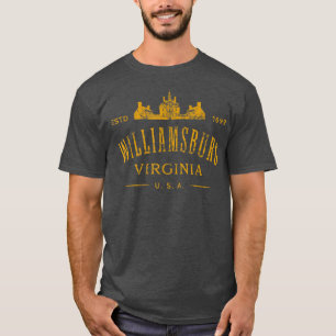 Camiseta Colonial Williamsburg Virginia Vintage Distressed