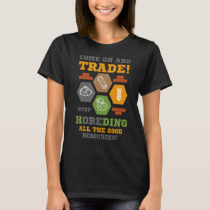 Camiseta Colonos o dados para juegos de mesa y juegos de ro