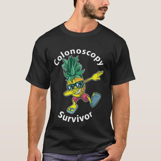 Camiseta Colonos Survivor   Dabbing Pineapple Patient (Anverso)