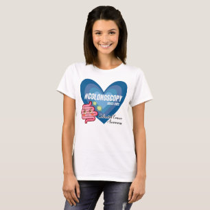 Camiseta Colonoscopia de sensibilización sobre el cáncer de