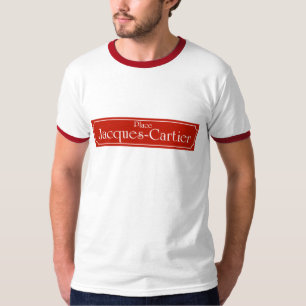 Camiseta Coloque a Jacques-Cartier, placa de calle de