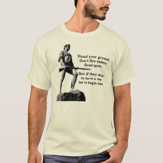 Camiseta Coloque su tierra