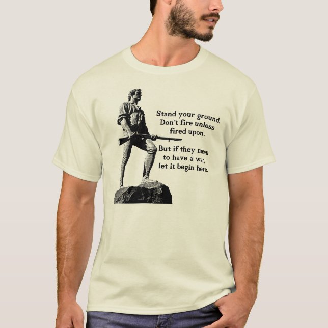 Camiseta Coloque su tierra (Anverso)