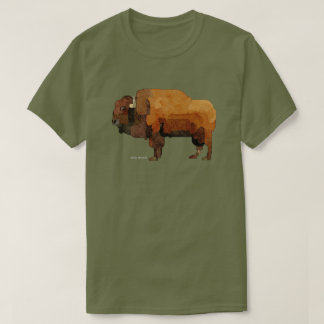 Camiseta color agua de búfalo estadounidense (Biso