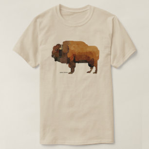 Camiseta color agua de búfalo estadounidense (Biso