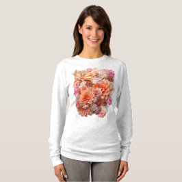 Camiseta Color Apricot Crush 2024 con suculentos