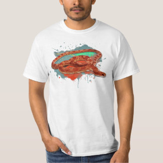 Camiseta Color arcoiris de la serpiente de maíz