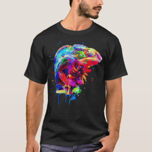Camiseta Color arcoiris del pantano Chameleon
