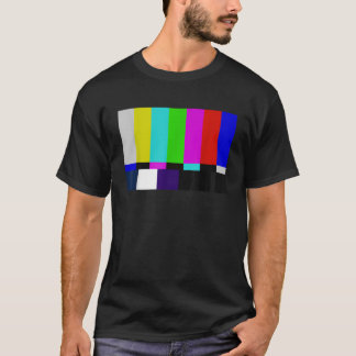 Camiseta Color Bars TV Test Pattern  Television Color Broad