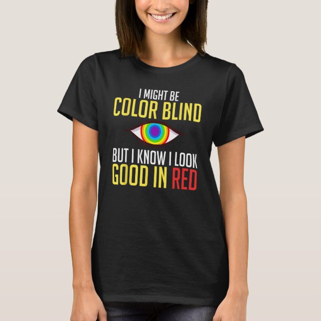 Camiseta Color Blind Test  Glasses Visions (Anverso)