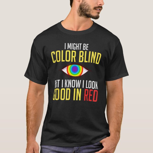 Camiseta Color Blind Test  Glasses Visions (Anverso)