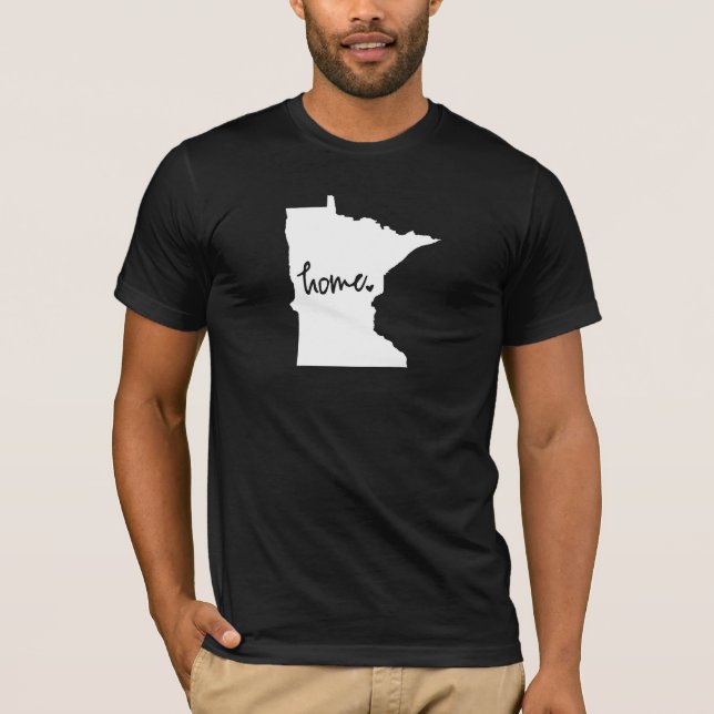 Camiseta Color casero del personalizado de Minnesota (Anverso)