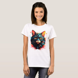 Camiseta Color cat