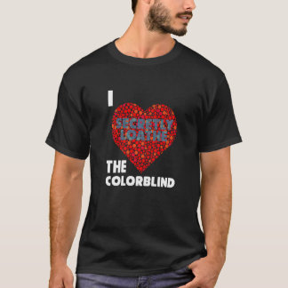 Camiseta Color ciego-color aceptado Blind Love Fun 2