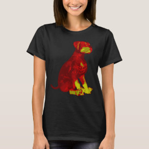 Camiseta Color de agua del perro de Rottweiler 25